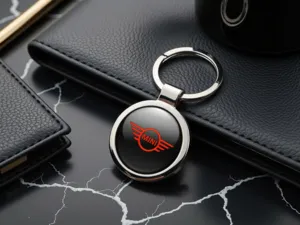 Mini Cooper Edel Schlüsselanhänger Glänzend Metall Legierung